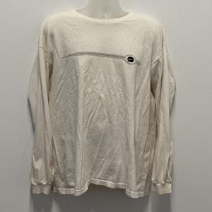 Vintage Nike Long Sleeve White T-Shirt Size L